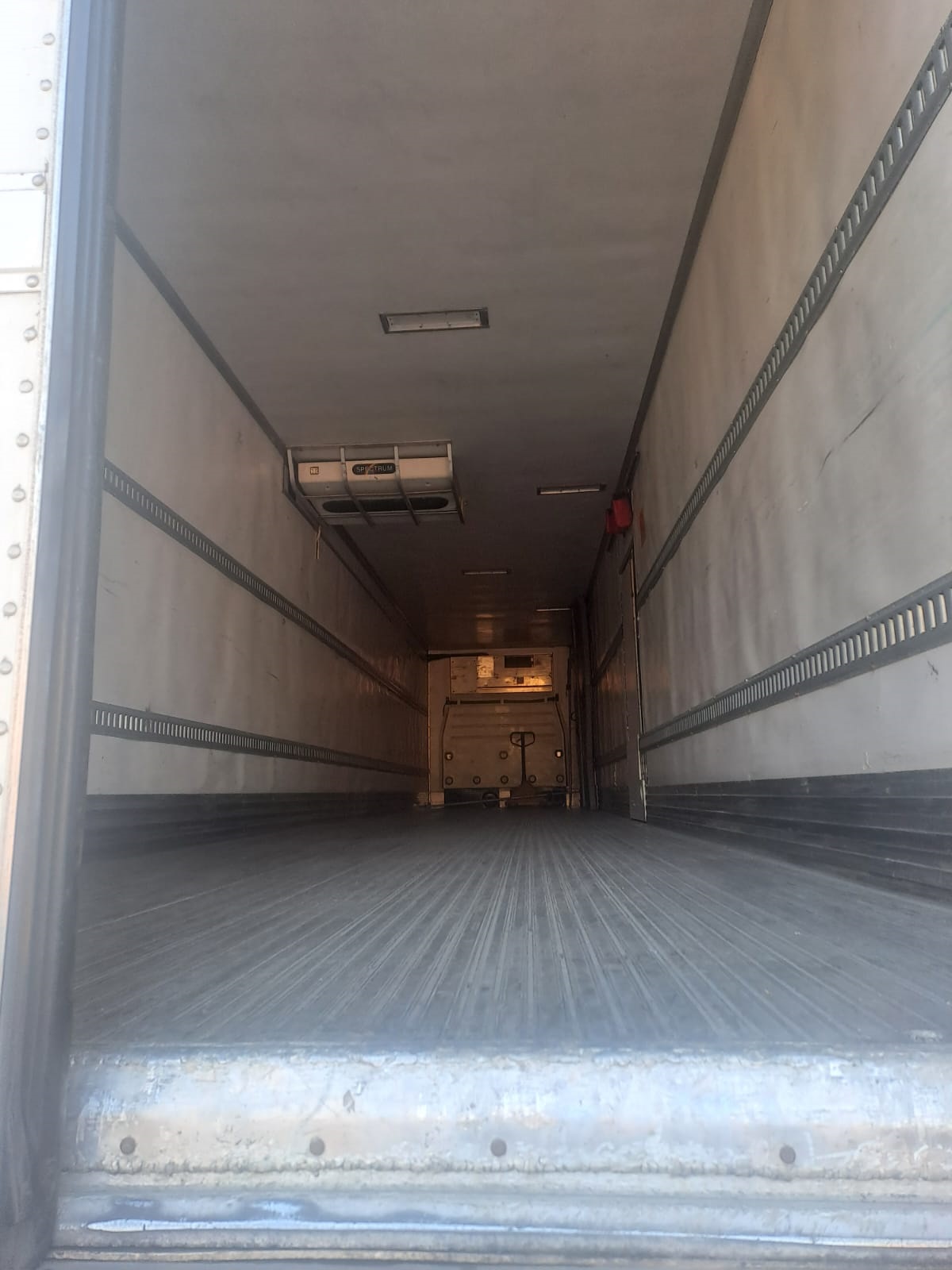 Interior del contenedor a -30 °C